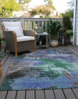Addison Rugs Iriara Green Washable Indoor-Outdoor Rug