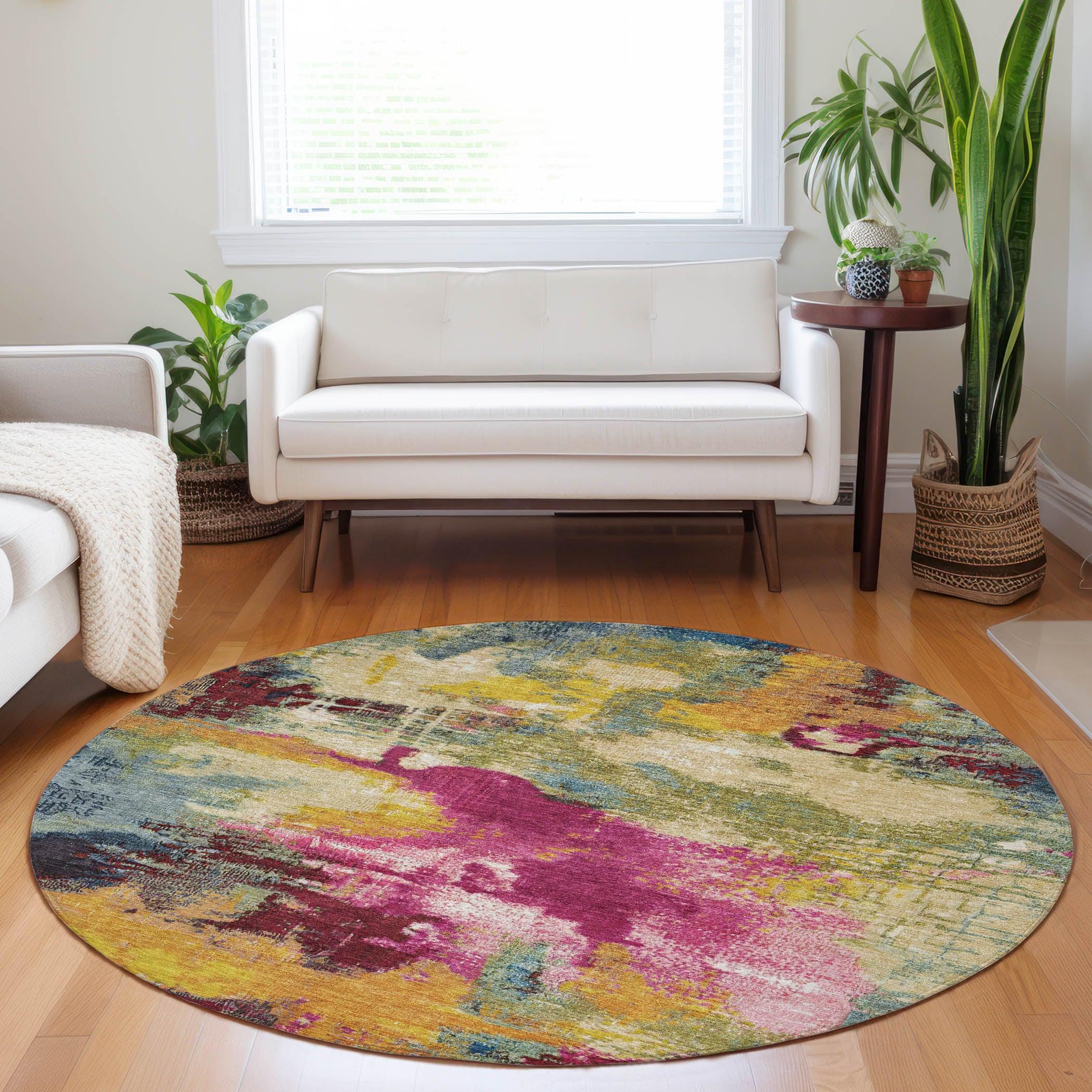 Addison Rugs Iriara Red Washable Indoor-Outdoor Rug