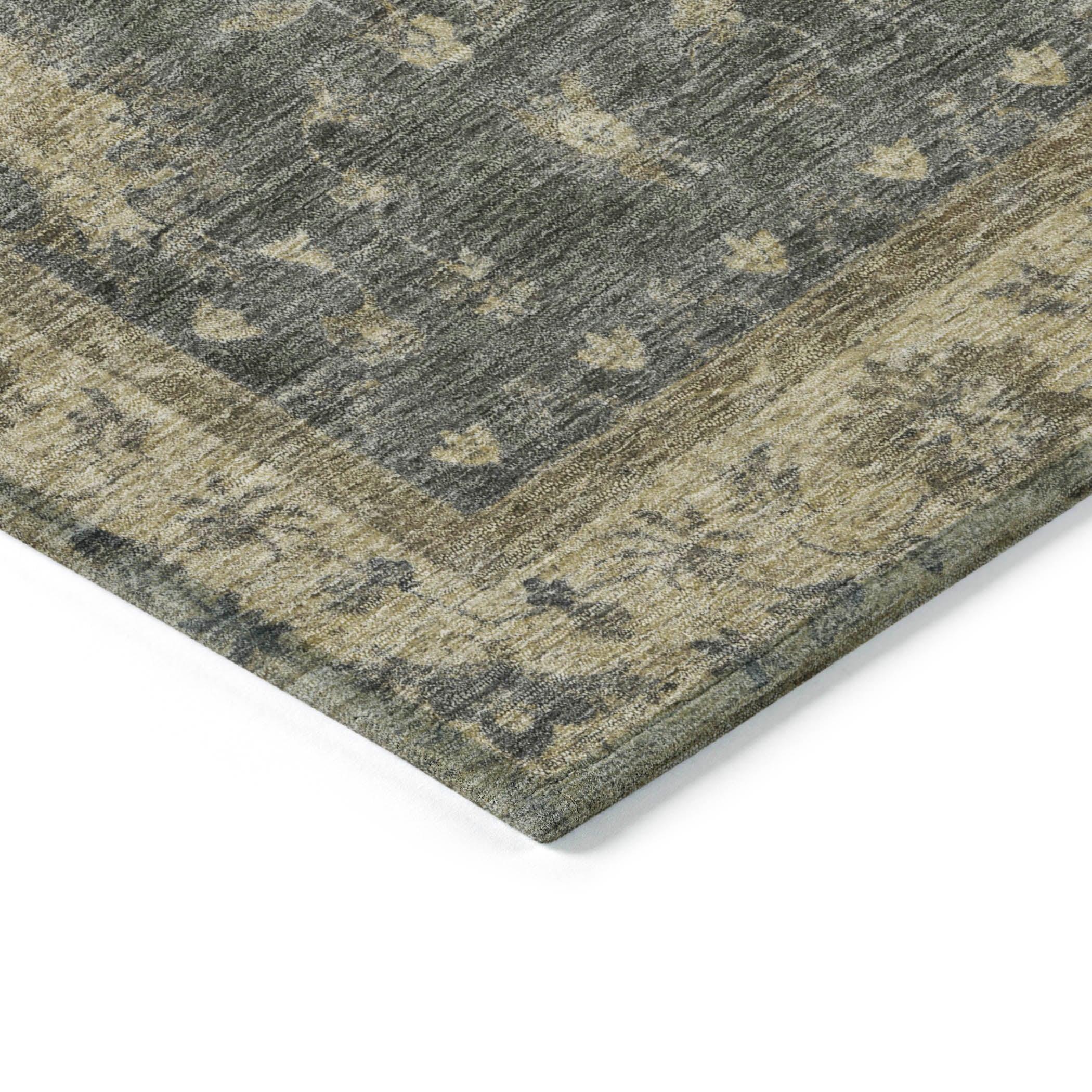 Addison Rugs Iriaris Gray Washable Indoor-Outdoor Rug