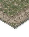 Addison Rugs Iriaris Green Washable Indoor-Outdoor Rug