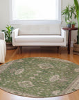 Addison Rugs Iriaris Green Washable Indoor-Outdoor Rug