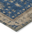 Addison Rugs Iriaris Navy Washable Indoor-Outdoor Rug