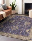 Addison Rugs Iriaris Purple Washable Indoor-Outdoor Rug