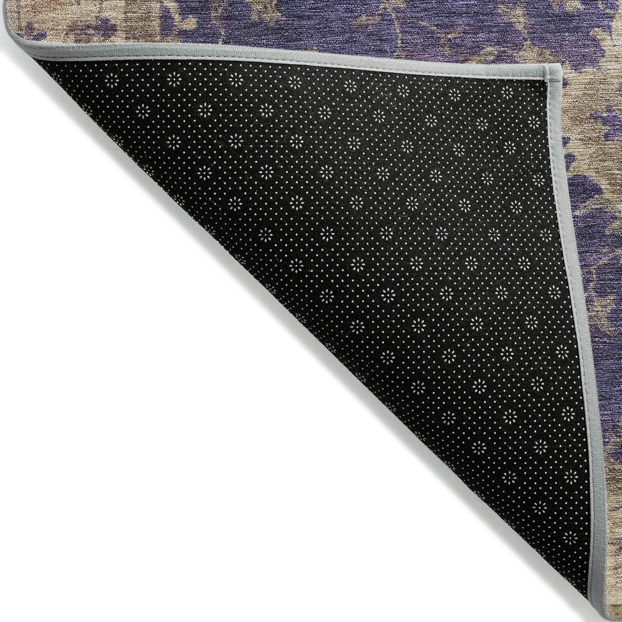 Addison Rugs Iriaris Purple Washable Indoor-Outdoor Rug