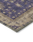 Addison Rugs Iriaris Purple Washable Indoor-Outdoor Rug