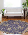 Addison Rugs Iriaris Purple Washable Indoor-Outdoor Rug