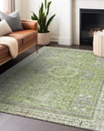Addison Rugs Irias Aloe Washable Indoor-Outdoor Rug