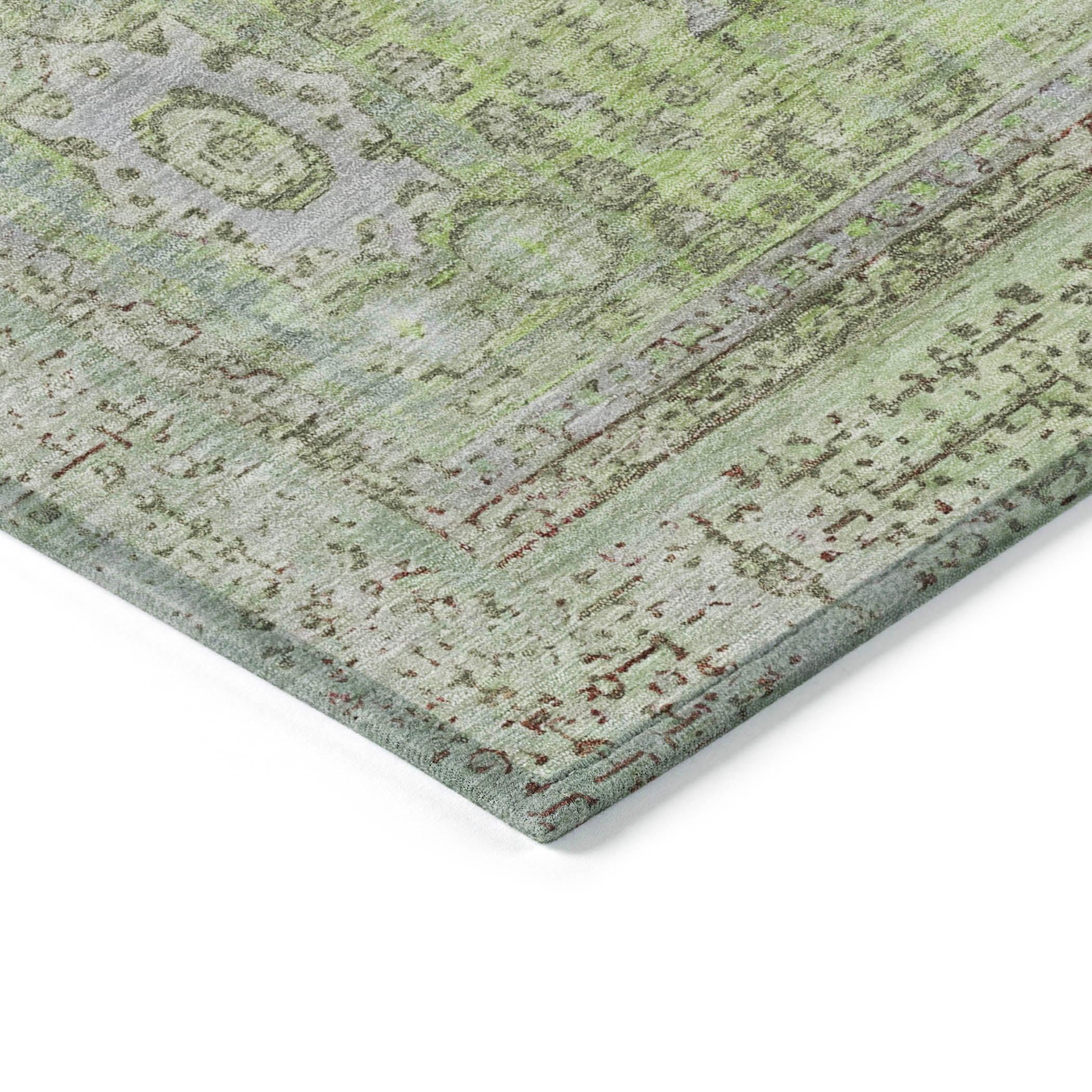 Addison Rugs Irias Aloe Washable Indoor-Outdoor Rug