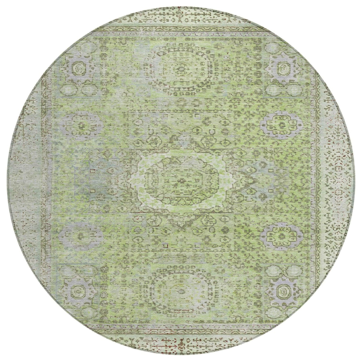 Addison Rugs Irias Aloe Washable Indoor-Outdoor Rug