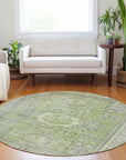 Addison Rugs Irias Aloe Washable Indoor-Outdoor Rug