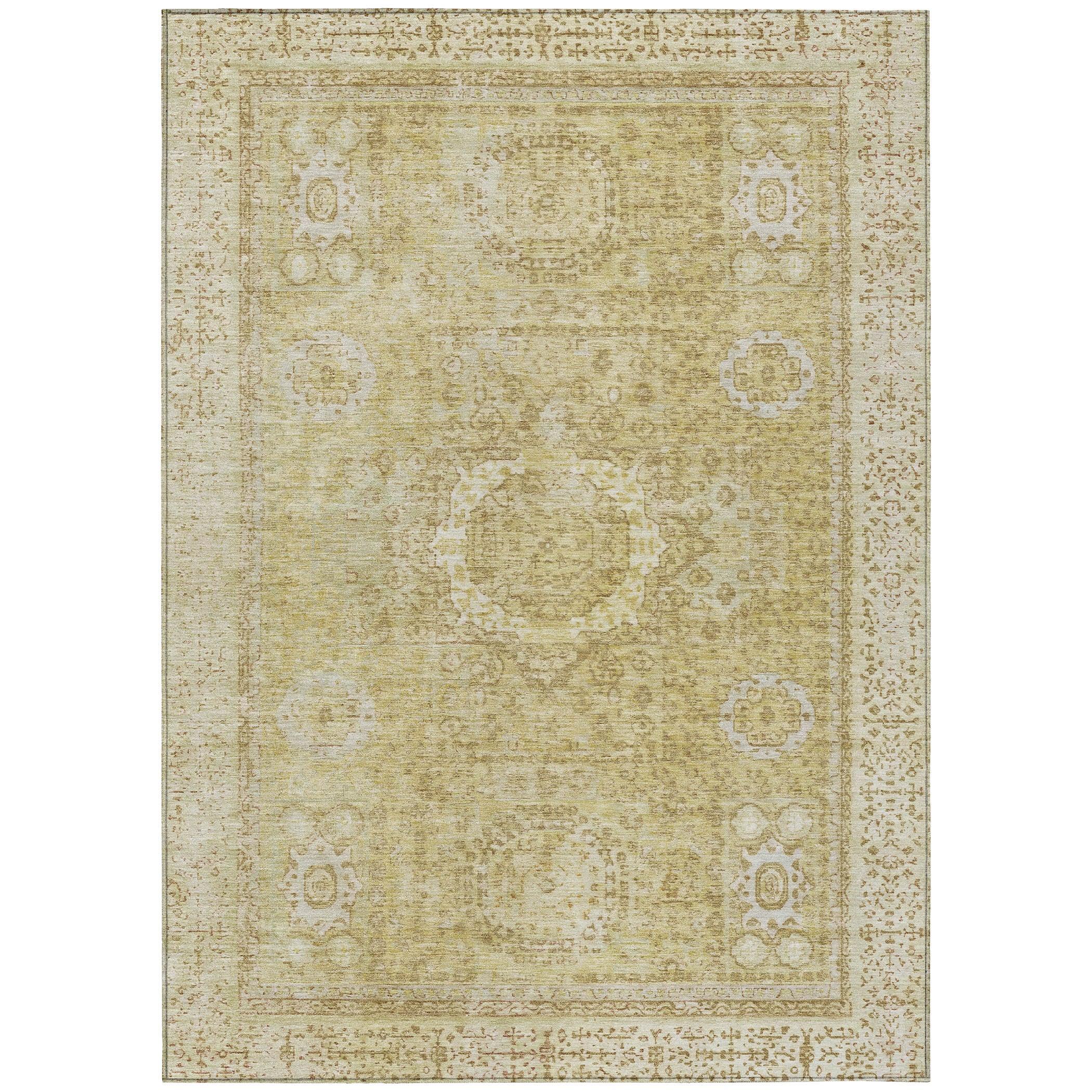 Addison Rugs Irias Beige Washable Indoor-Outdoor Rug