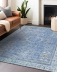 Addison Rugs Irias Blue Washable Indoor-Outdoor Rug