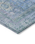 Addison Rugs Irias Blue Washable Indoor-Outdoor Rug