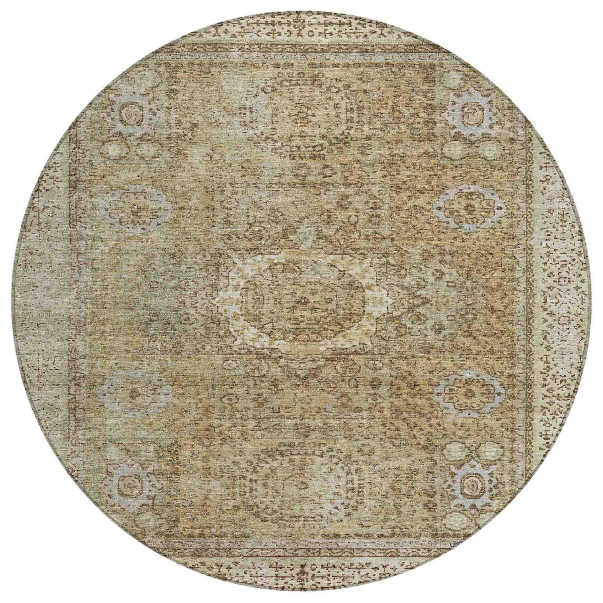 Addison Rugs Irias Brown Washable Indoor-Outdoor Rug