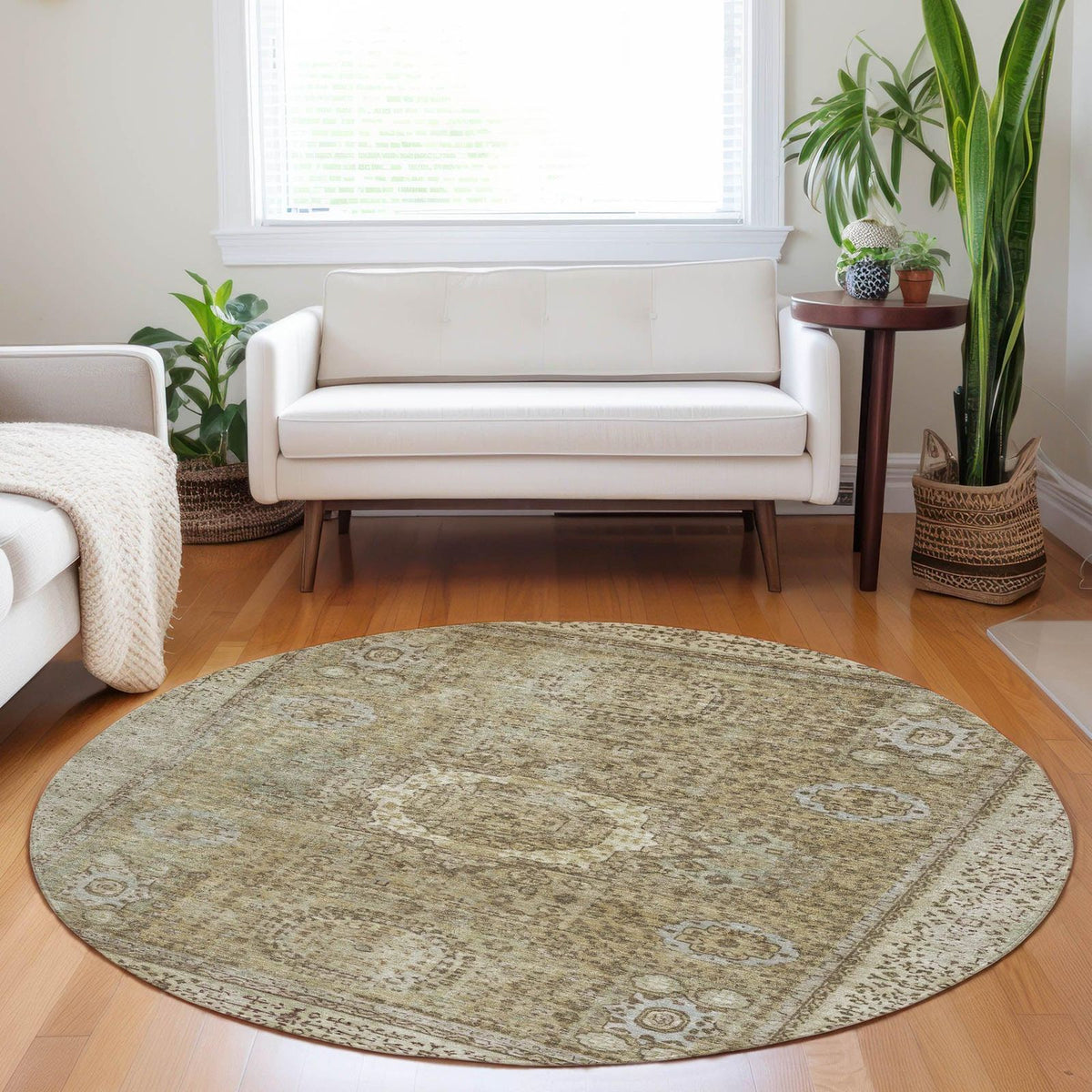 Addison Rugs Irias Brown Washable Indoor-Outdoor Rug
