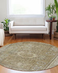 Addison Rugs Irias Brown Washable Indoor-Outdoor Rug