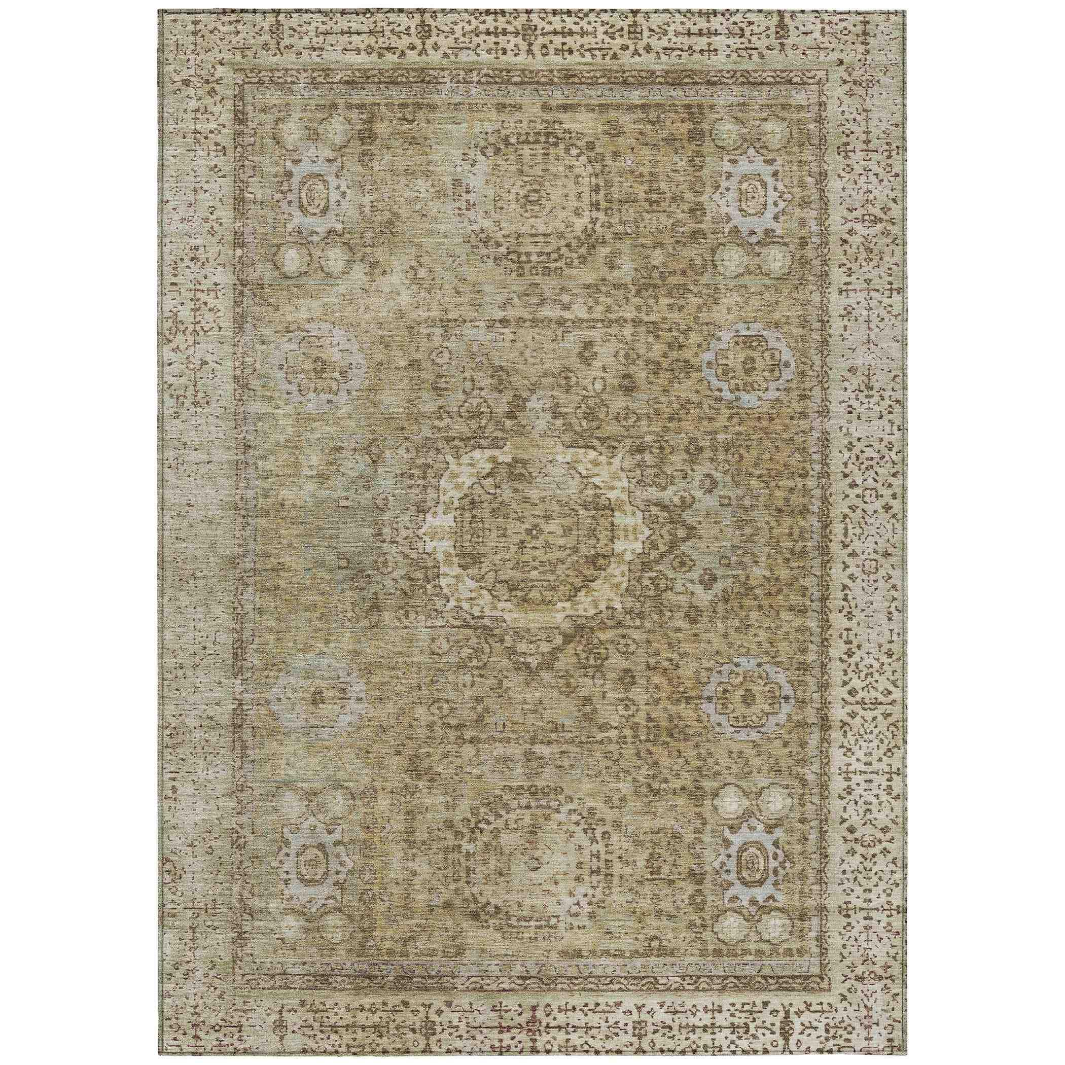 Addison Rugs Irias Brown Washable Indoor-Outdoor Rug