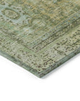 Addison Rugs Irias Green Washable Indoor-Outdoor Rug