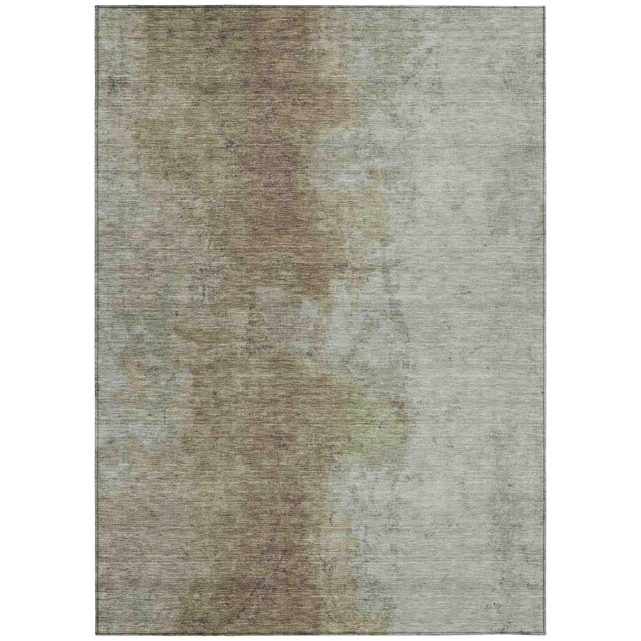 Addison Rugs Iriel Brown Washable Indoor-Outdoor Rug