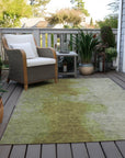 Addison Rugs Iriel Green Washable Indoor-Outdoor Rug