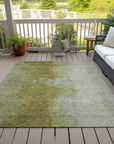 Addison Rugs Iriel Green Washable Indoor-Outdoor Rug