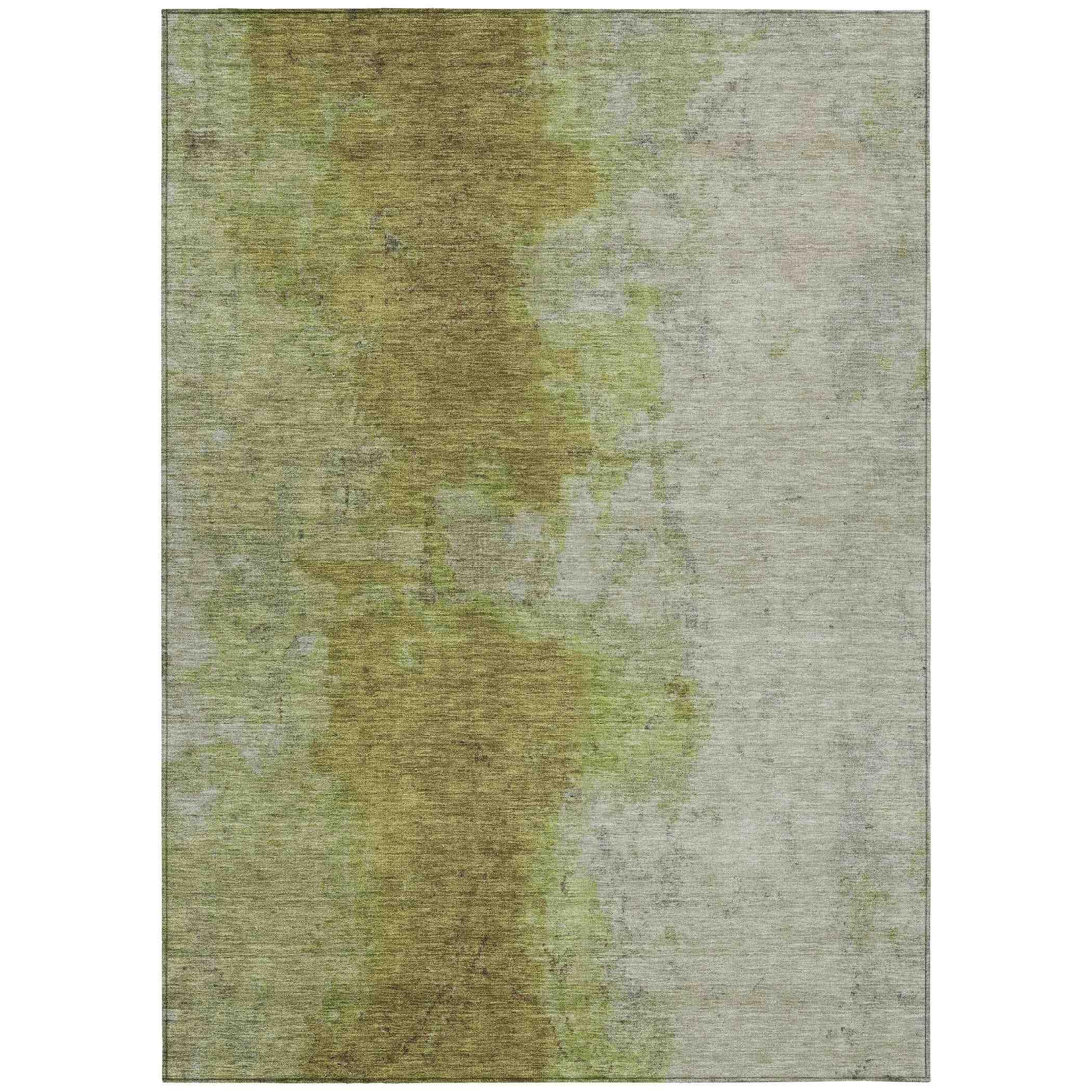 Addison Rugs Iriel Green Washable Indoor-Outdoor Rug