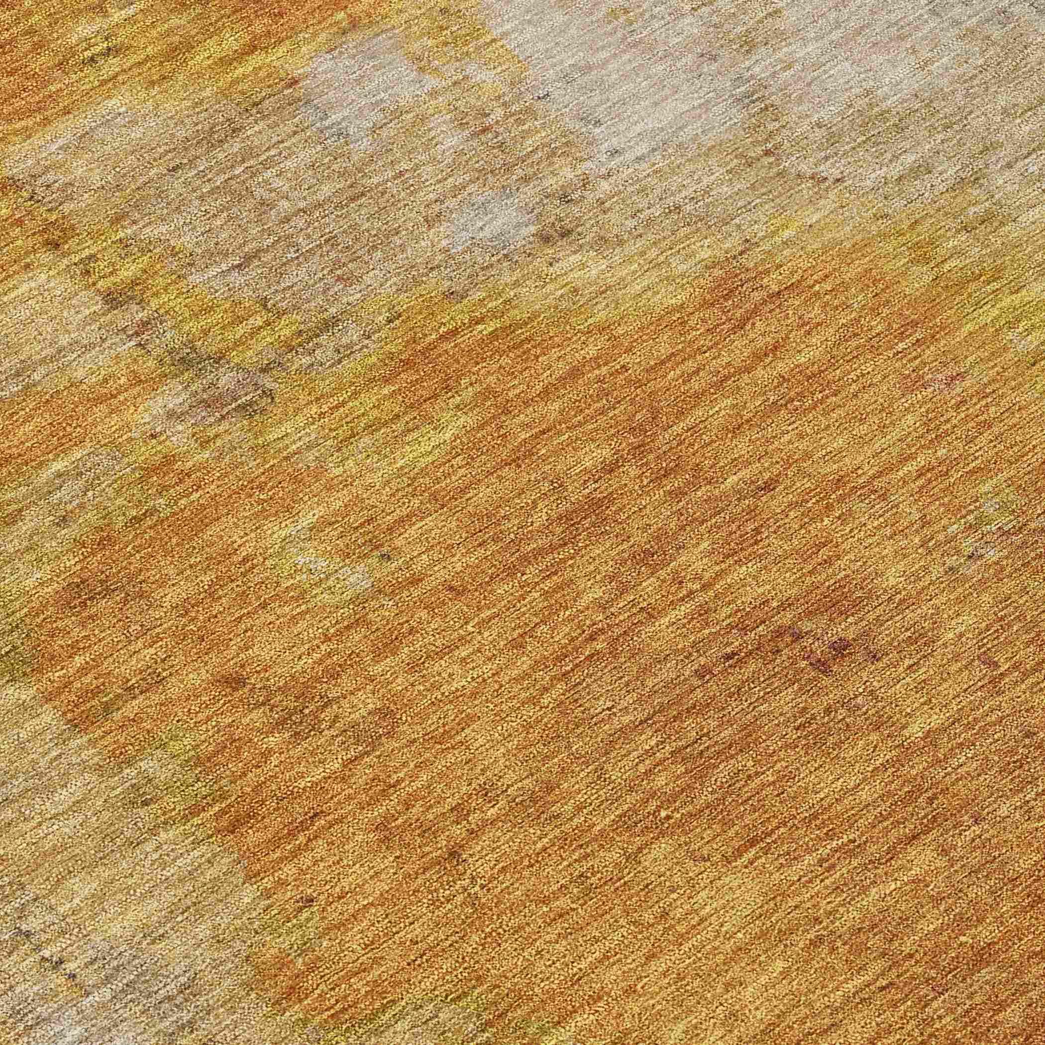 Addison Rugs Iriel Orange Washable Indoor-Outdoor Rug