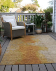 Addison Rugs Iriel Orange Washable Indoor-Outdoor Rug