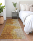 Addison Rugs Iriel Orange Washable Indoor-Outdoor Rug