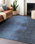 Addison Rugs Iriion Blue Washable Indoor-Outdoor Rug