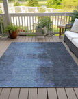 Addison Rugs Iriion Blue Washable Indoor-Outdoor Rug