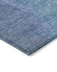 Addison Rugs Iriion Blue Washable Indoor-Outdoor Rug
