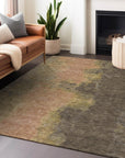 Addison Rugs Iriion Brown Washable Indoor-Outdoor Rug
