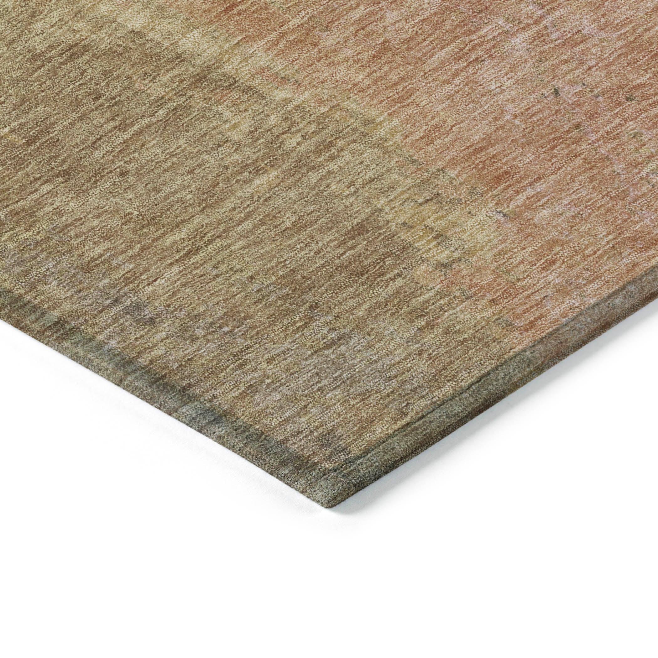 Addison Rugs Iriion Brown Washable Indoor-Outdoor Rug