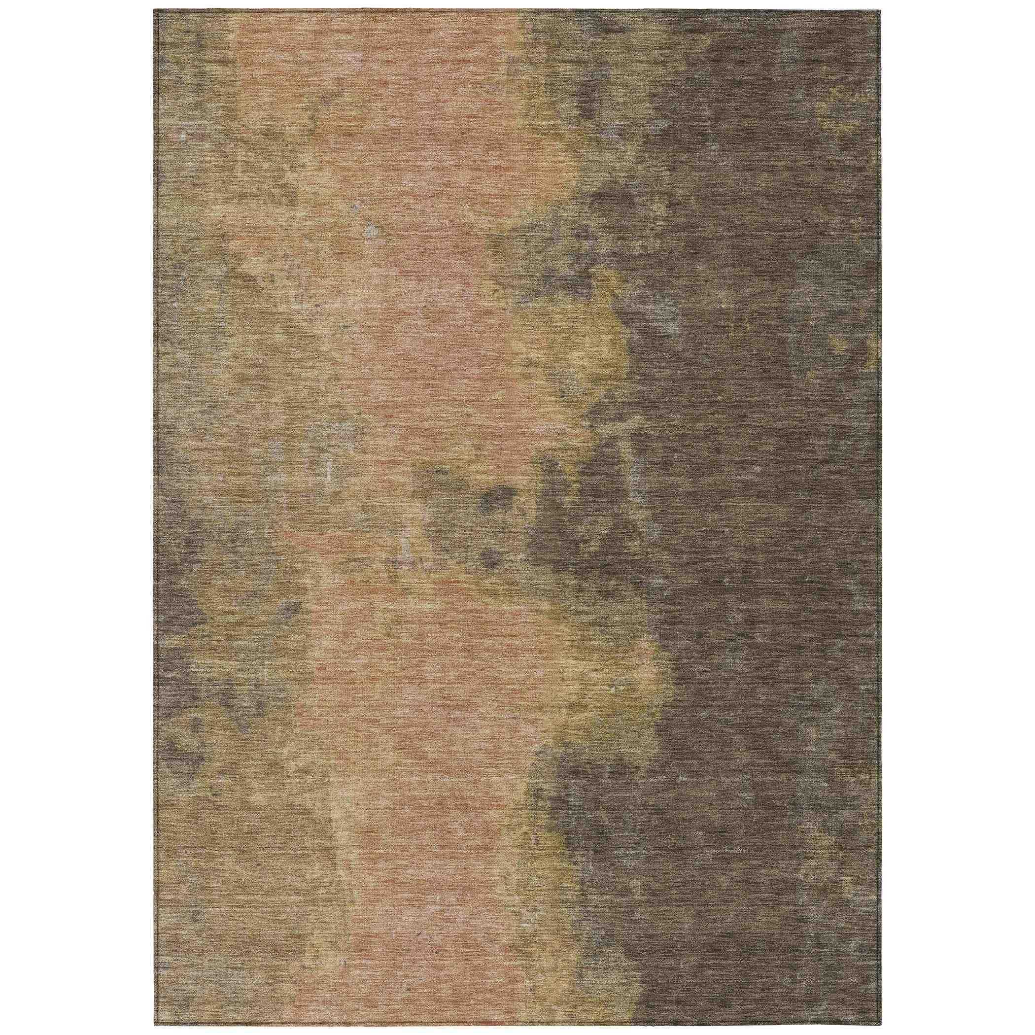 Addison Rugs Iriion Brown Washable Indoor-Outdoor Rug