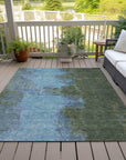 Addison Rugs Iriion Cactus Washable Indoor-Outdoor Rug