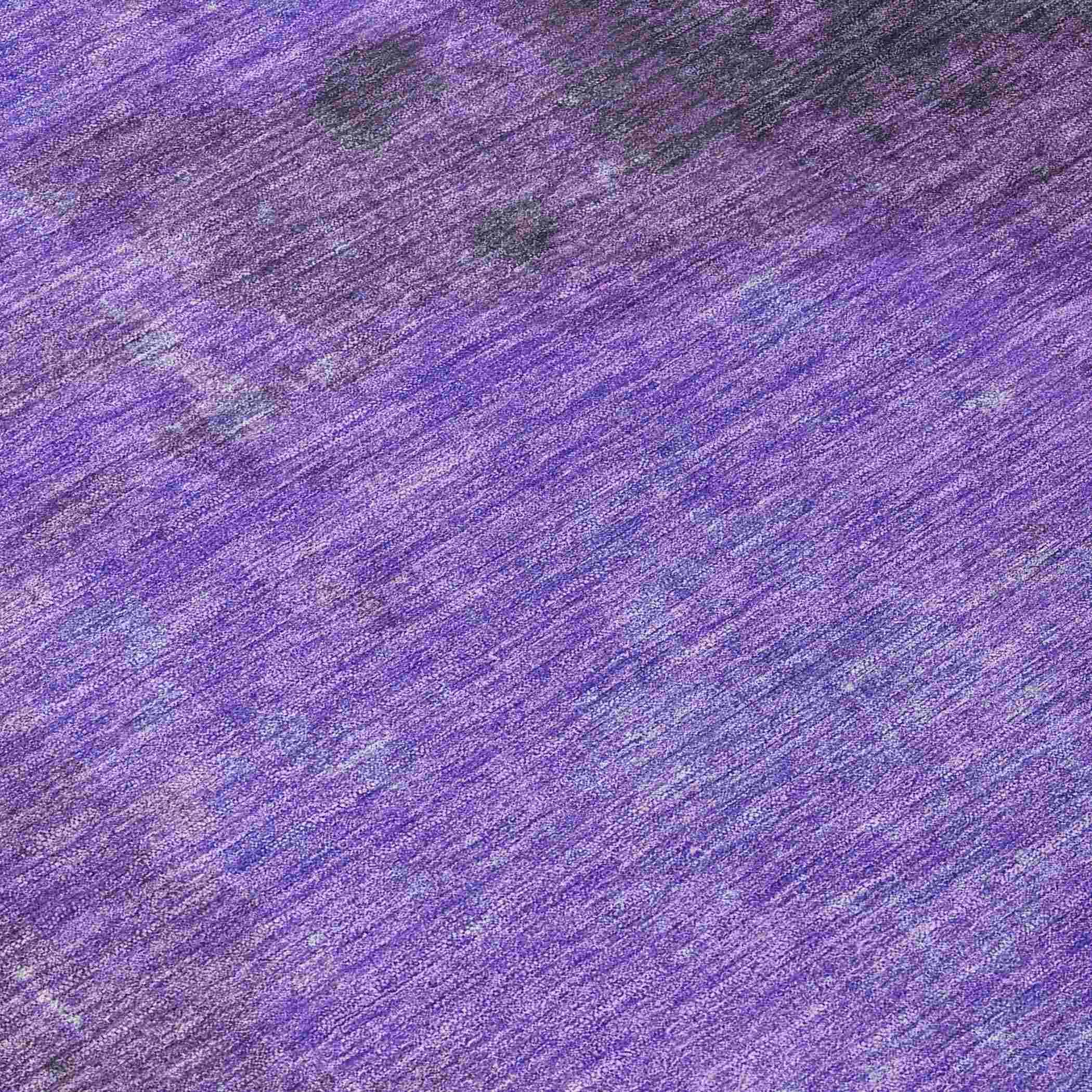 Addison Rugs Iriion Purple Washable Indoor-Outdoor Rug