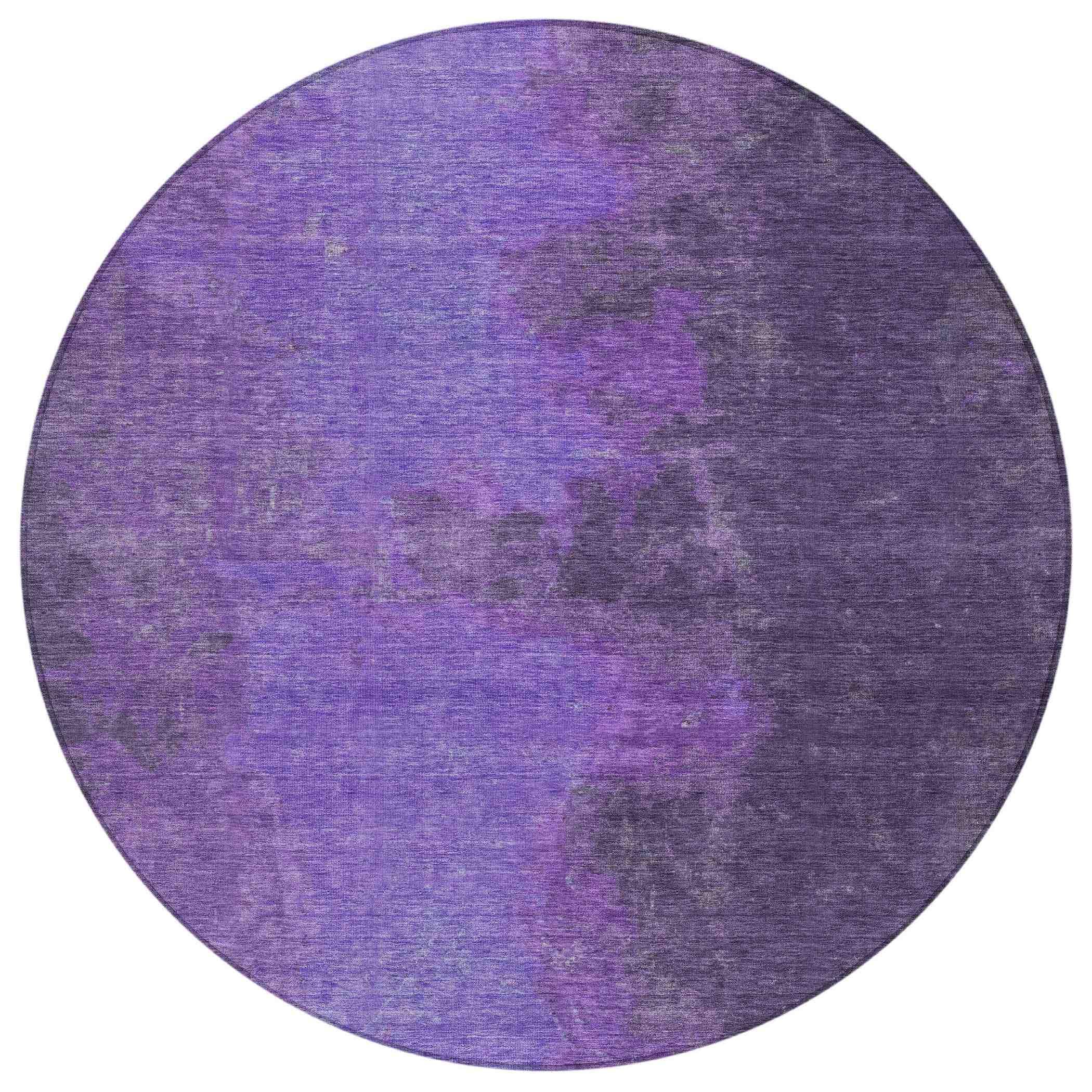 Addison Rugs Iriion Purple Washable Indoor-Outdoor Rug