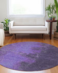 Addison Rugs Iriion Purple Washable Indoor-Outdoor Rug