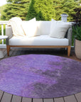 Addison Rugs Iriion Purple Washable Indoor-Outdoor Rug