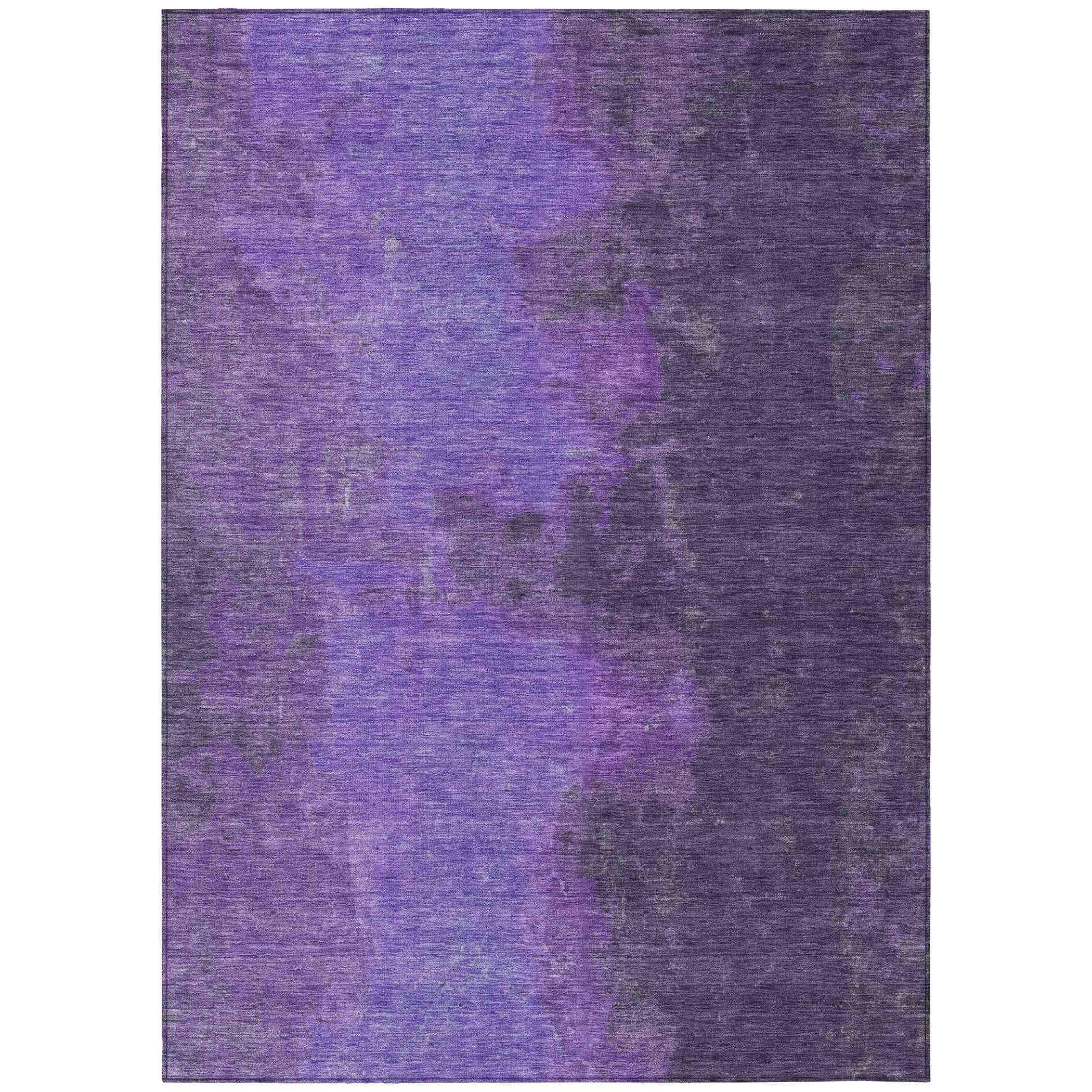 Addison Rugs Iriion Purple Washable Indoor-Outdoor Rug