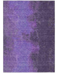 Addison Rugs Iriion Purple Washable Indoor-Outdoor Rug