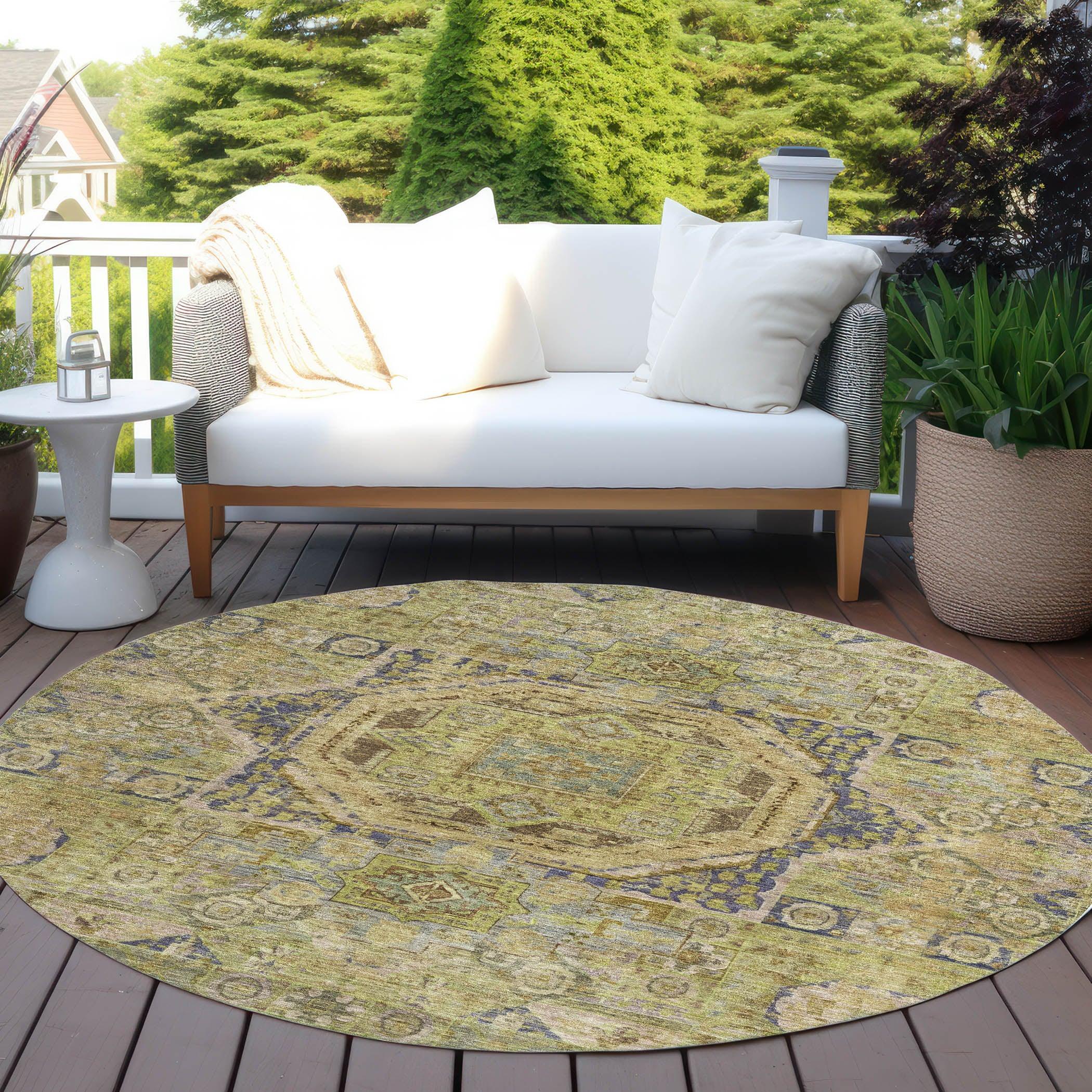 Addison Rugs Iriir Aloe Washable Indoor-Outdoor Rug