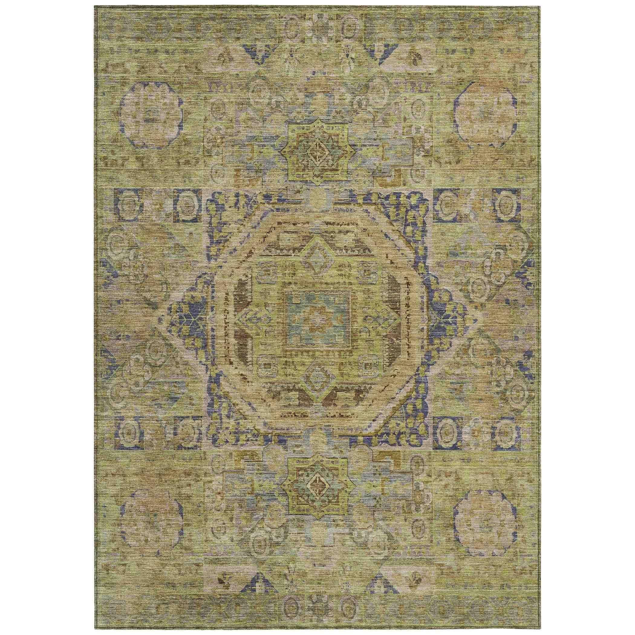 Addison Rugs Iriir Aloe Washable Indoor-Outdoor Rug