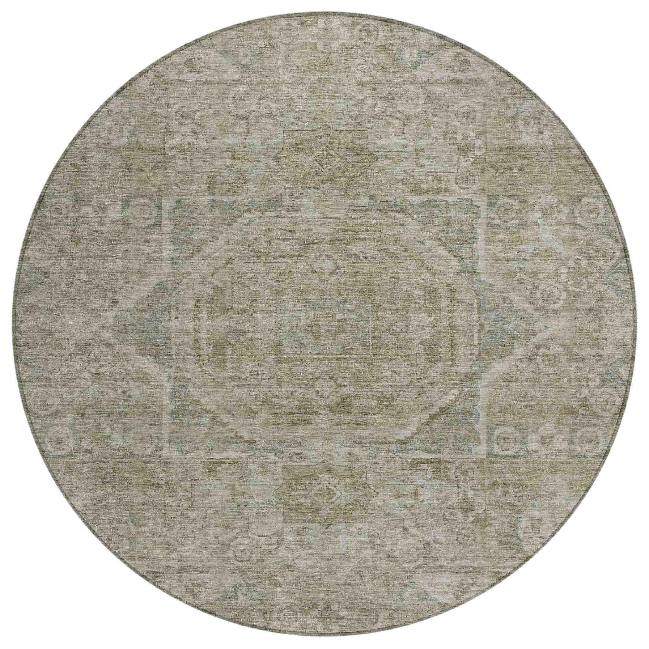 Addison Rugs Iriir Gray Washable Indoor-Outdoor Rug