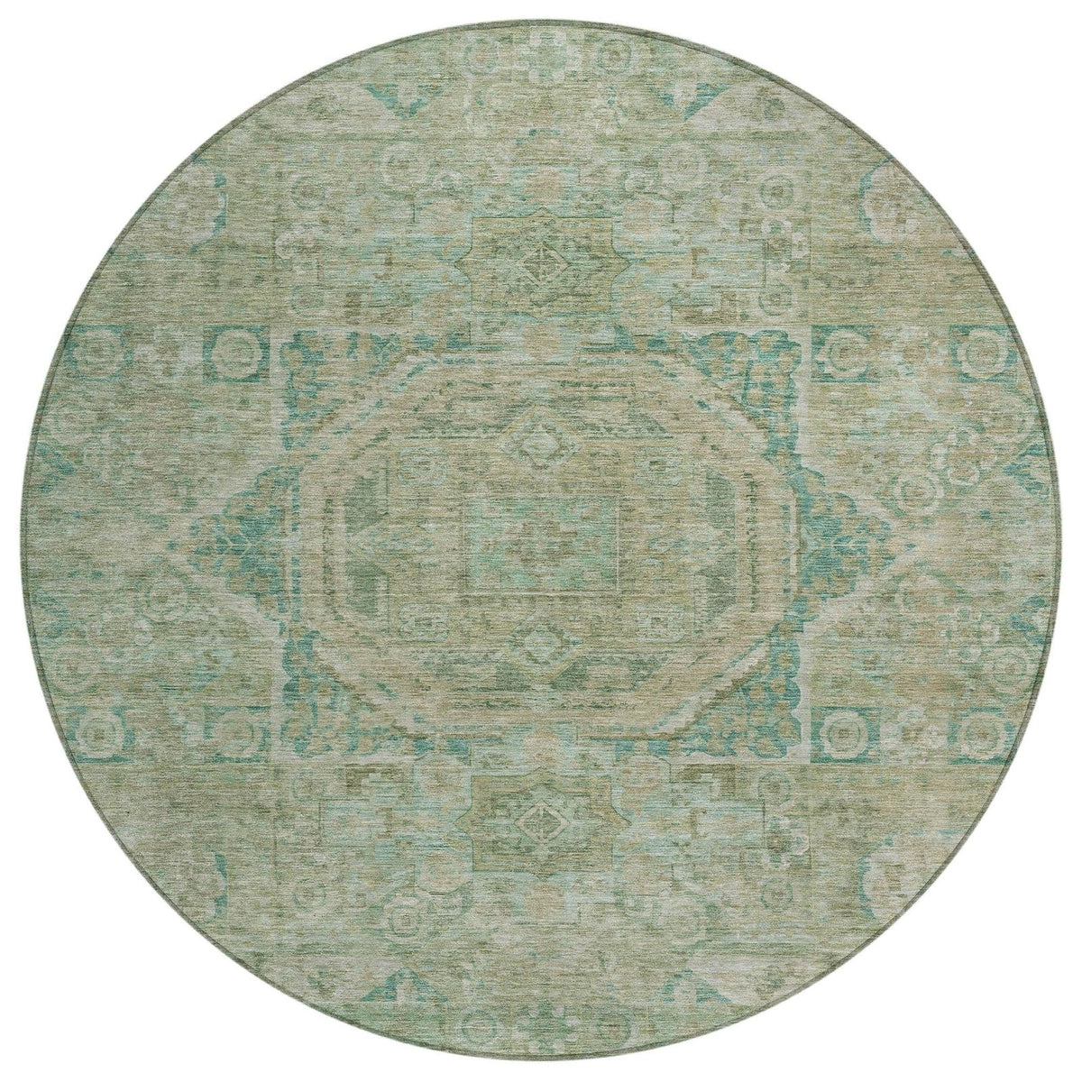 Addison Rugs Iriir Green Washable Indoor-Outdoor Rug