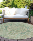 Addison Rugs Iriir Green Washable Indoor-Outdoor Rug