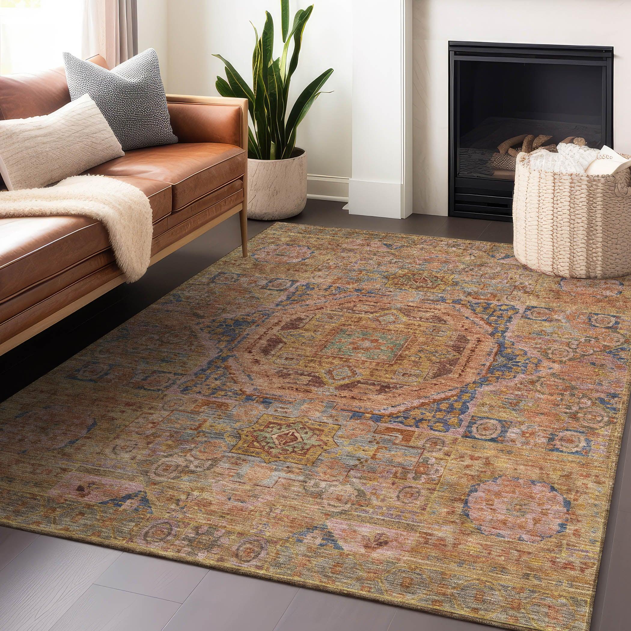 Addison Rugs Iriir Sage Washable Indoor-Outdoor Rug