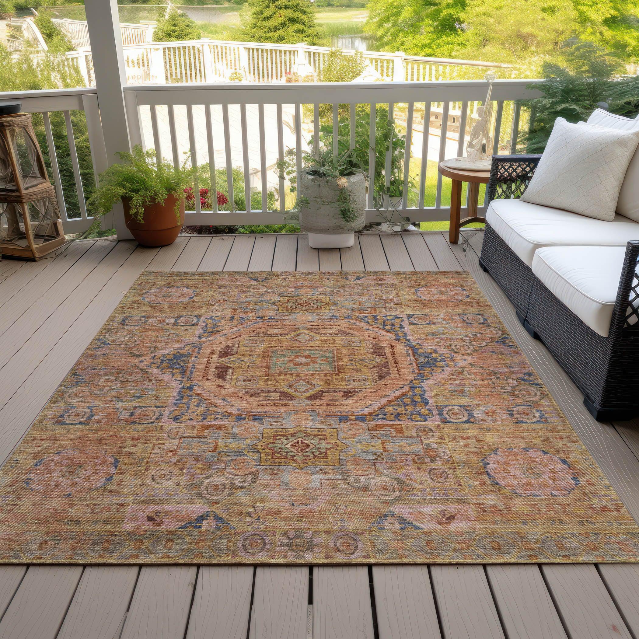 Addison Rugs Iriir Sage Washable Indoor-Outdoor Rug