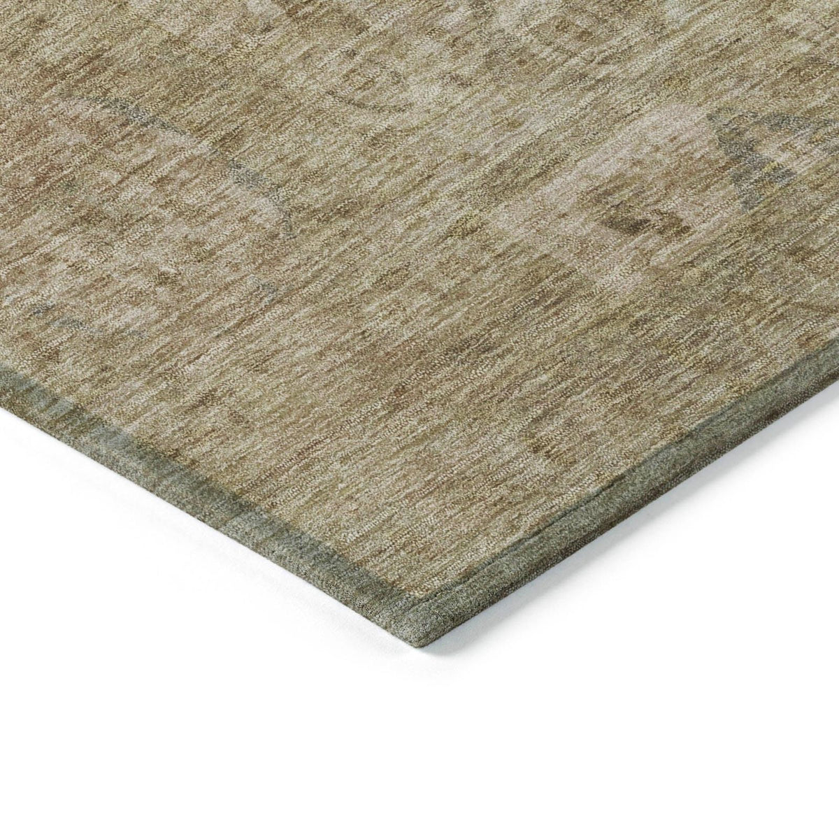Addison Rugs Iriir Tan Washable Indoor-Outdoor Rug